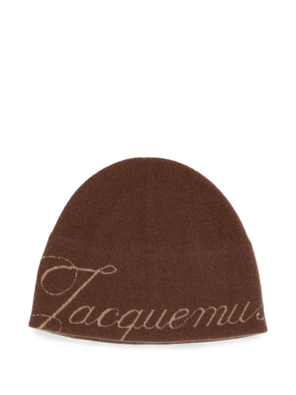 Jacquemus The Atelier knit logo beanie