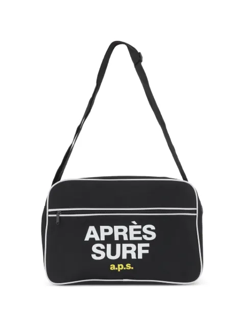 Après Surf logo-print contrast-trim shoulder bag
