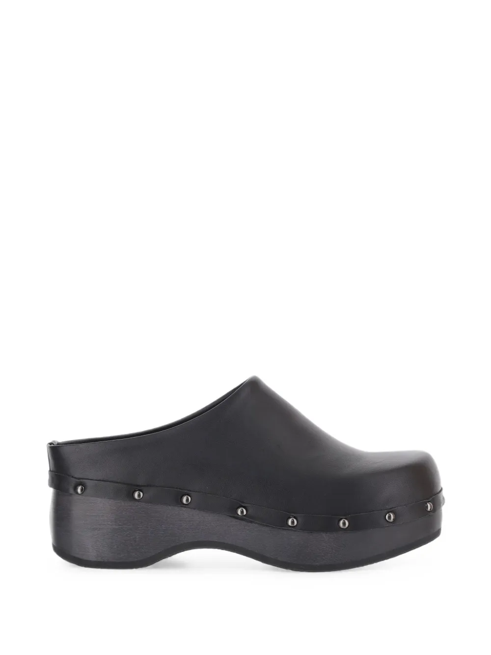 Scholl mules Pescura Naima à ornements de clous - Noir