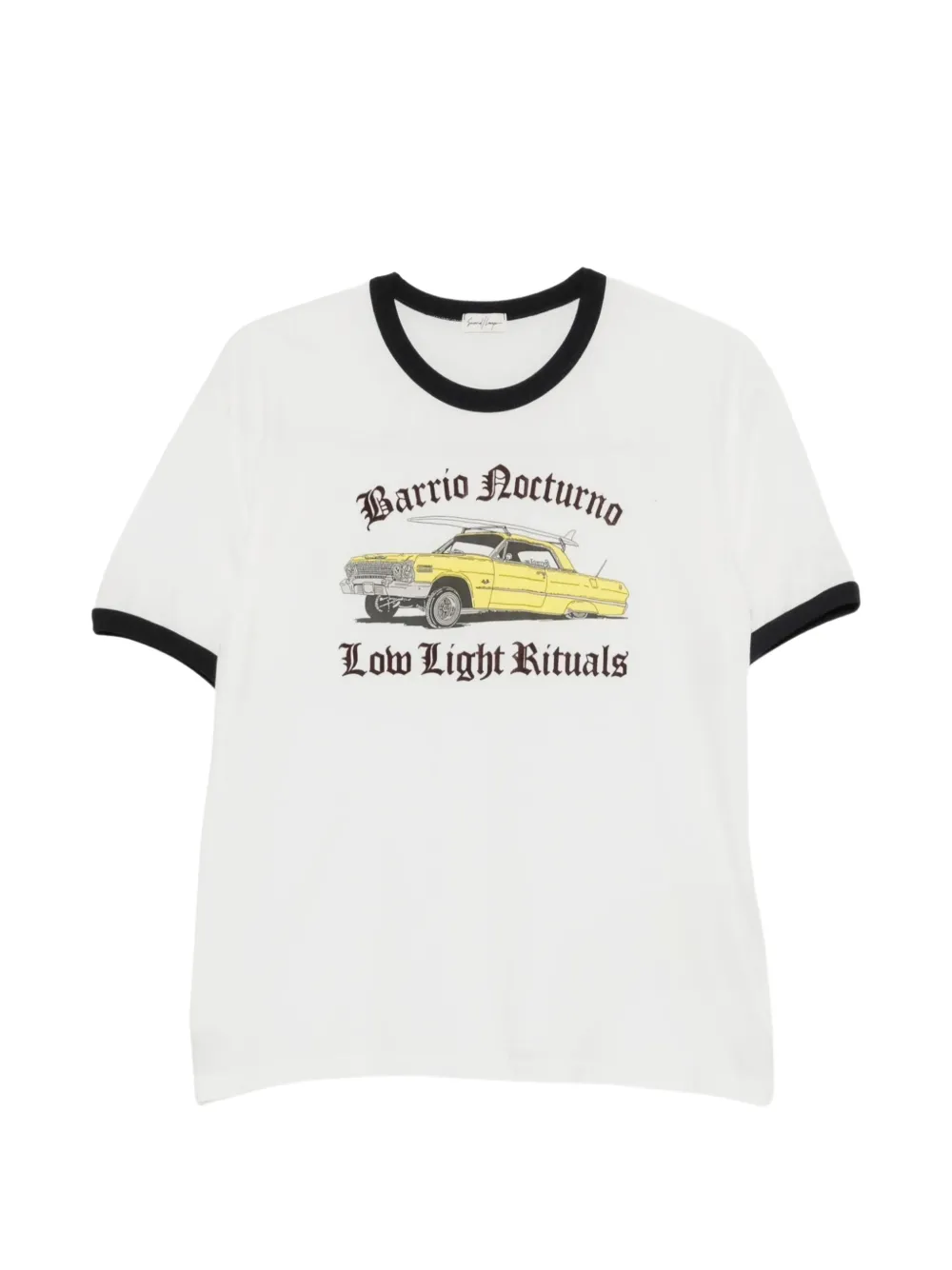 Second/Layer t-shirt Barrio Nocturno à imprimé graphique - Blanc Second/Layer t-shirt Barrio Nocturno à imprimé graphique - Blanc
