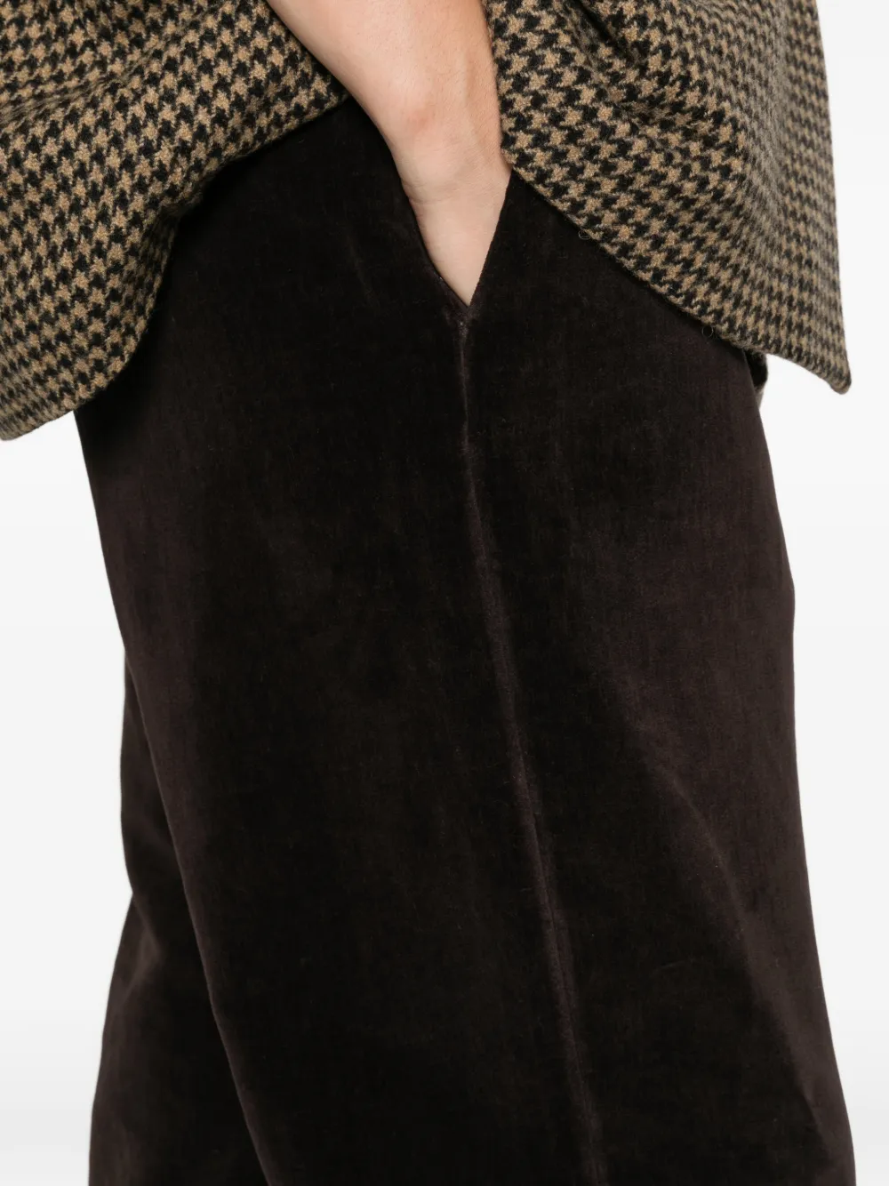 Casey Long Chasse fluwelen broek Bruin