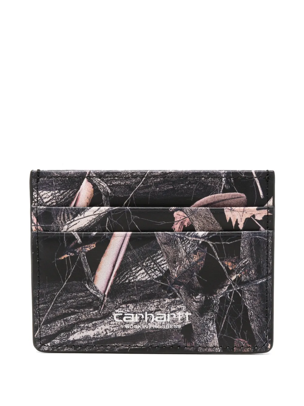 Carhartt WIP Portacarte Vegas con stampa camouflage - Nero