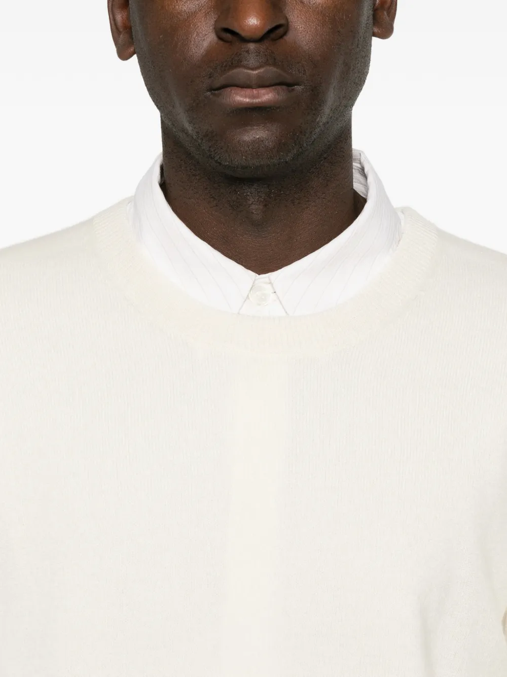 extreme cashmere Bis kasjmier trui met ronde hals Beige