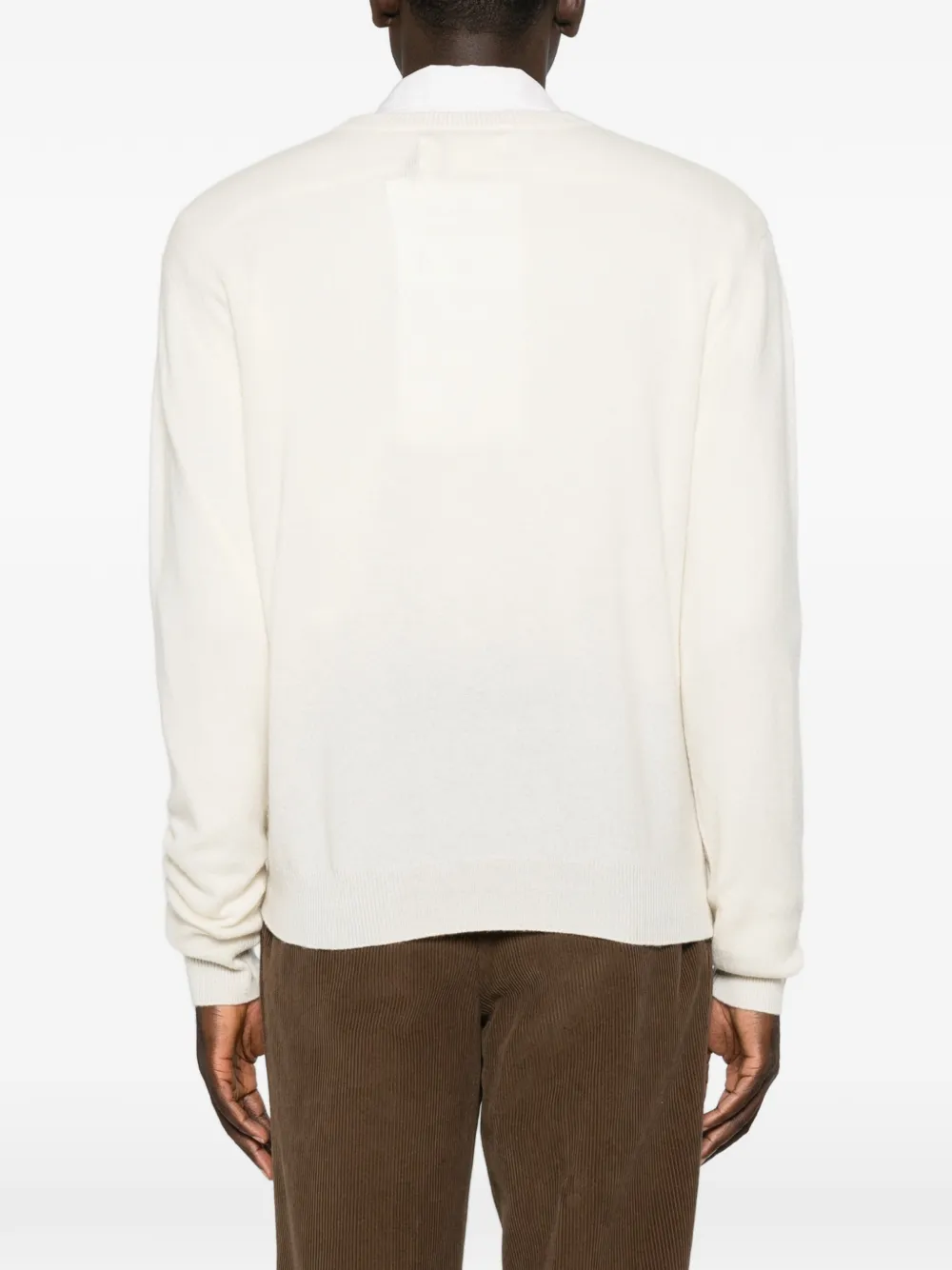 extreme cashmere Bis kasjmier trui met ronde hals Beige