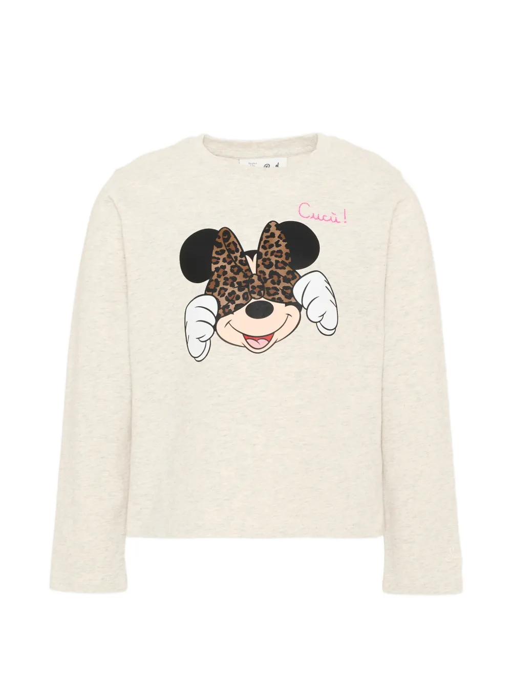MC2 Saint Barth Kids x Disney T-shirt met lange mouwen Beige