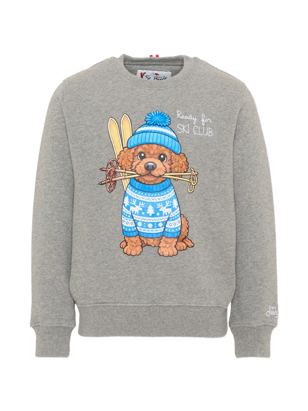 MC2 Saint Barth Kids sweat à imprimé graphique - Gris