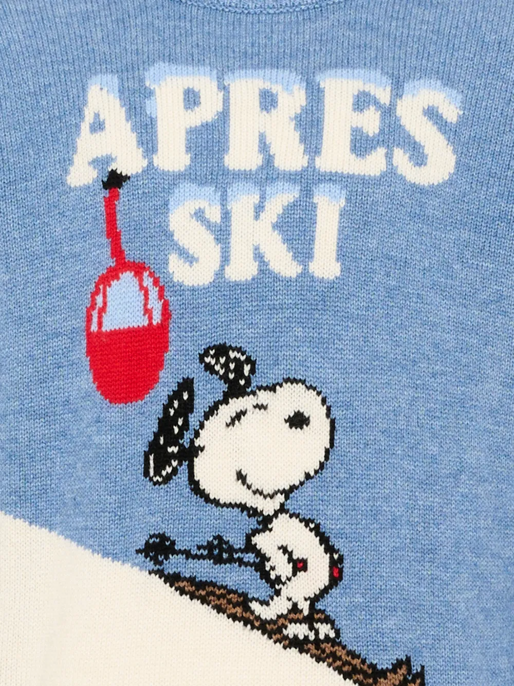 MC2 Saint Barth Kids x Peanuts trui met Snoopy-intarsia Blauw