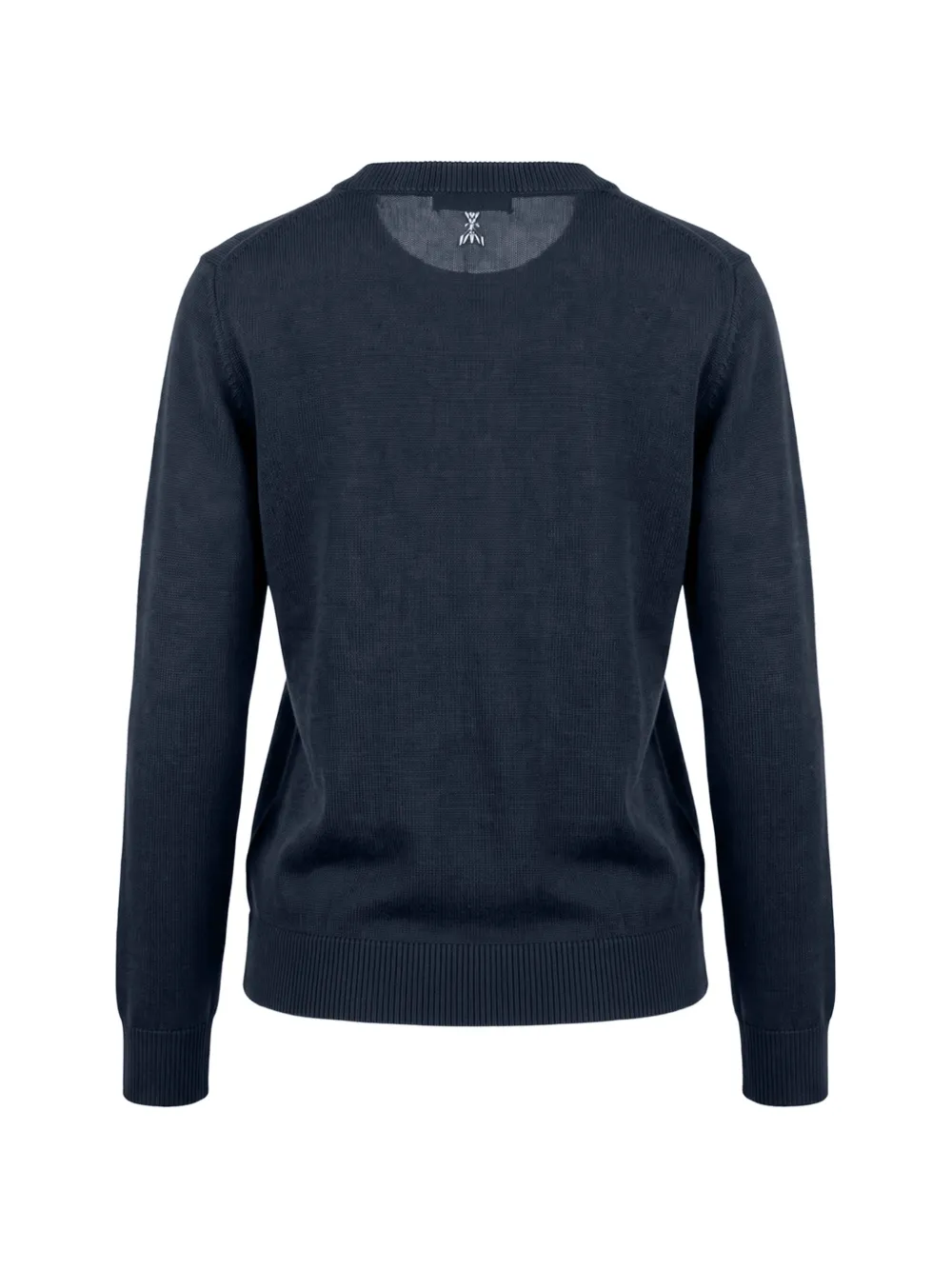 Patrizia Pepe Wollen trui met ronde hals Blauw