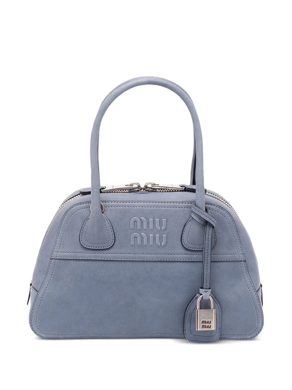 Miu Miu Vivant nappa leather bag - Blau