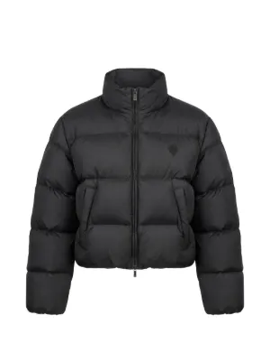 Prada クロップド ダウンジャケット | ブラック | FARFETCH JP