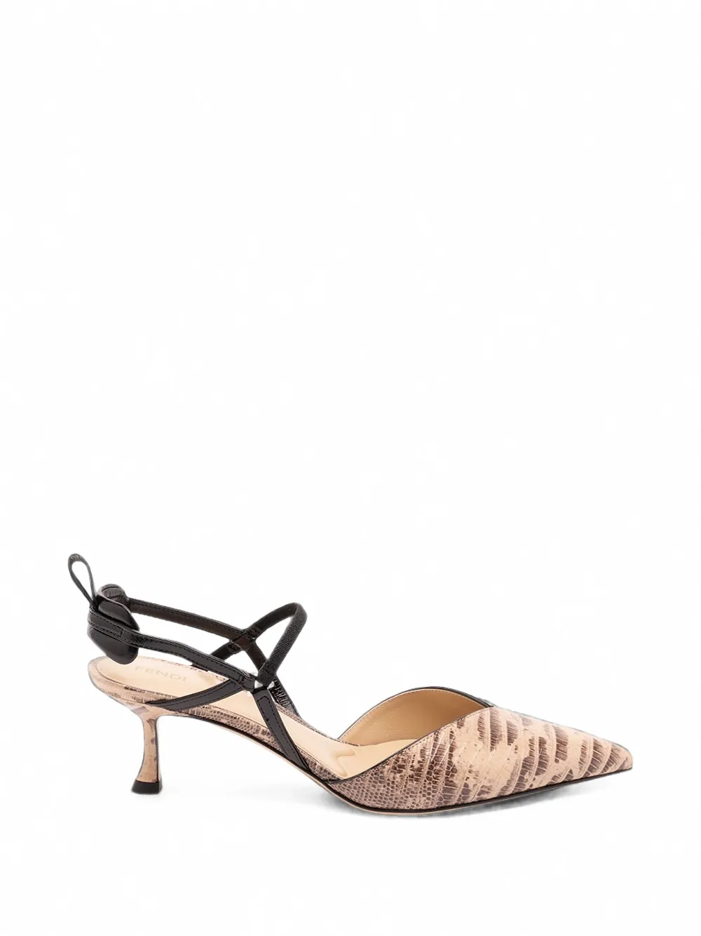 FENDI Very Colibrì tegu-print pumps