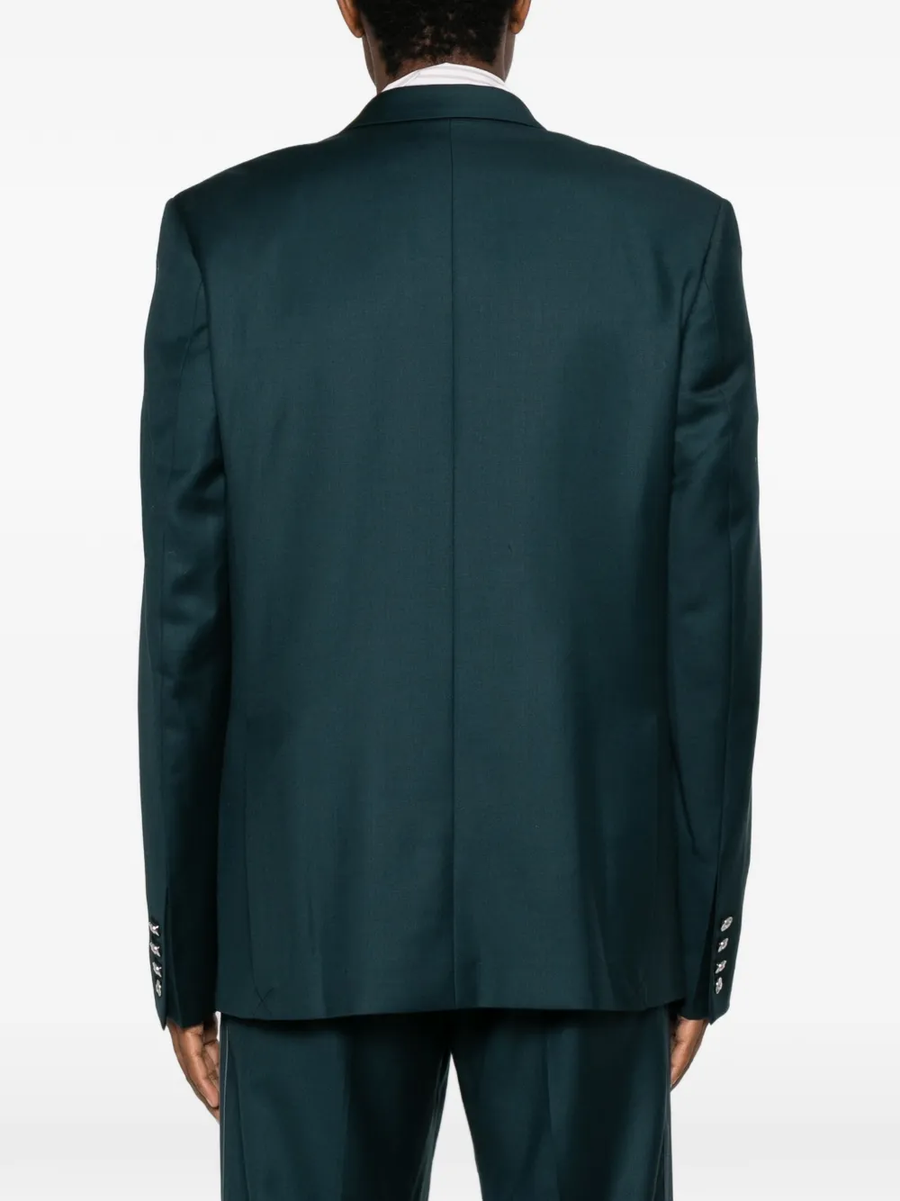 Casablanca double-breasted buttoned blazer Groen