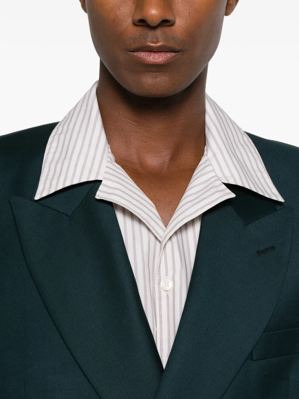 Casablanca double-breasted buttoned blazer Groen
