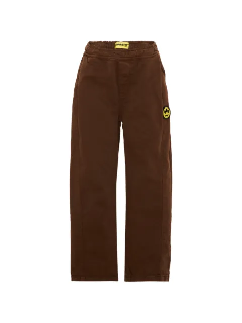 Barrow kids logo-patch trousers