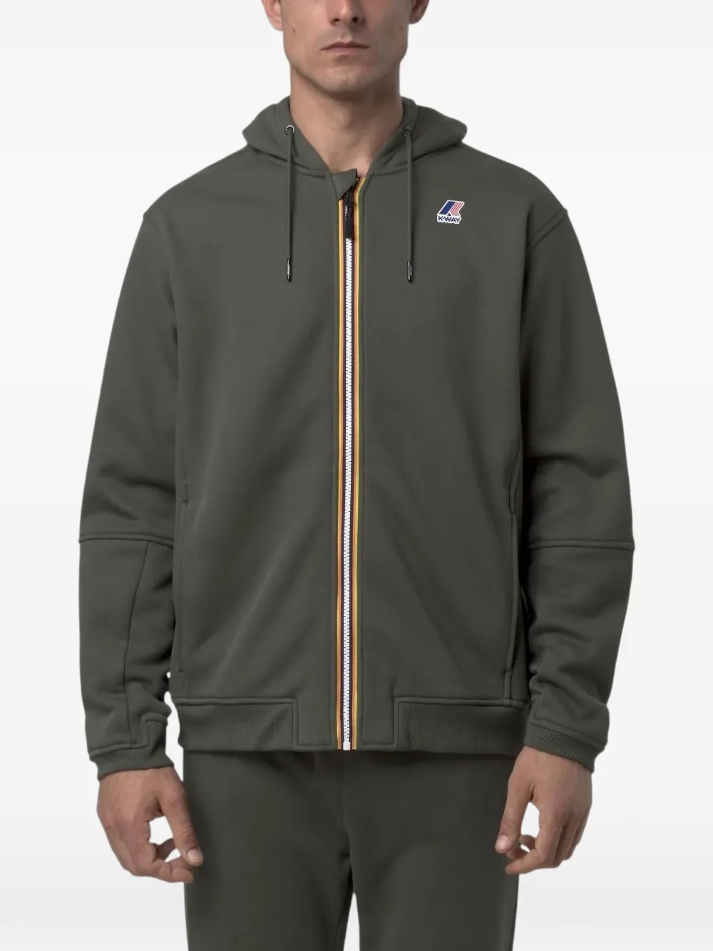 K-Way Prosper sweater met rits Groen