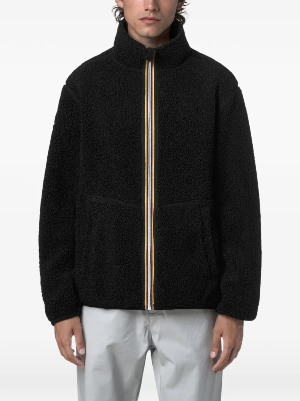 K-Way Pascal omkeerbaar fleece jack Zwart