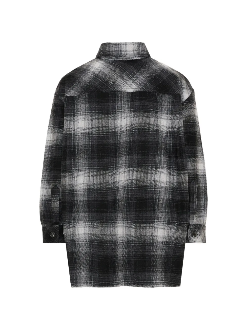 Barrow kids Geruit shirt verfraaid met kristallen Grijs