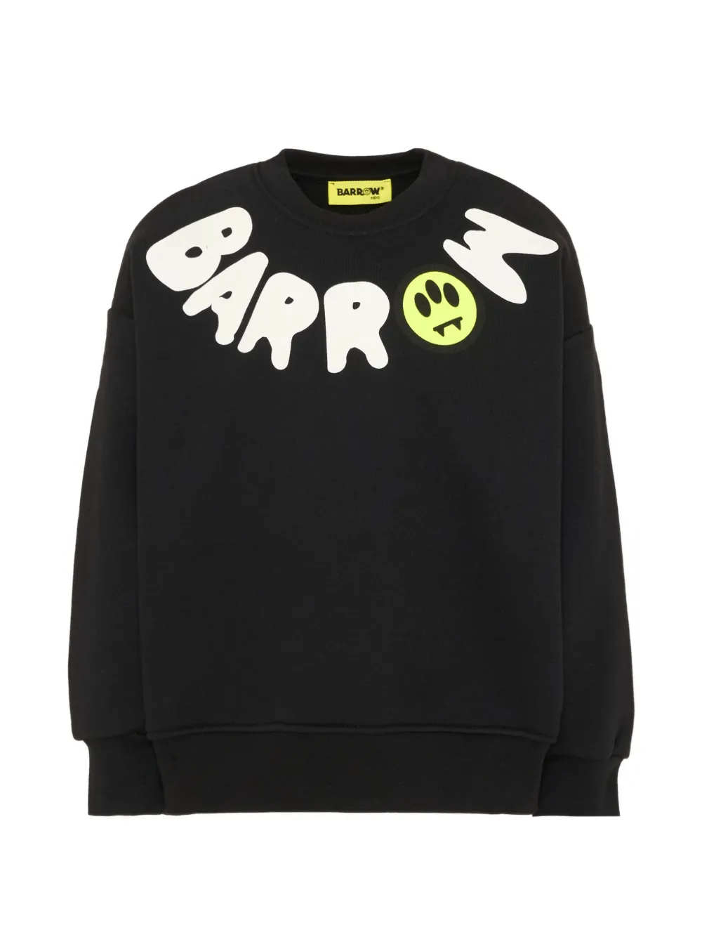 Barrow kids Sweater met logoprint Zwart