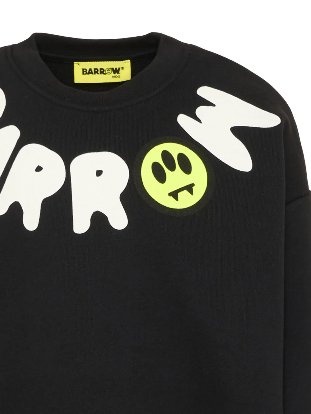Barrow kids Sweater met logoprint Zwart