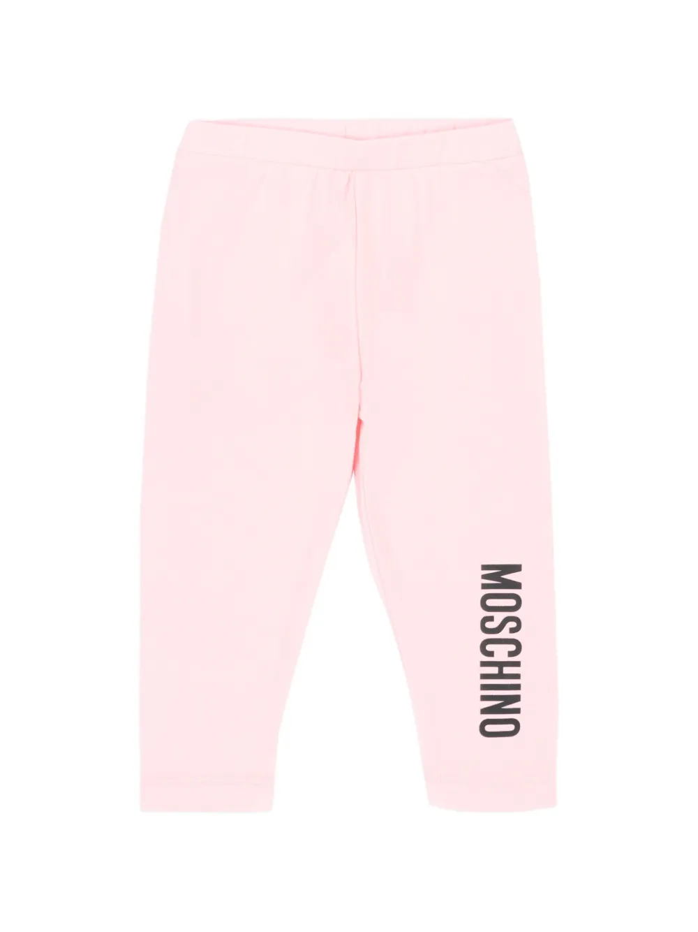 Moschino Kids logo-print leggings - Rosa