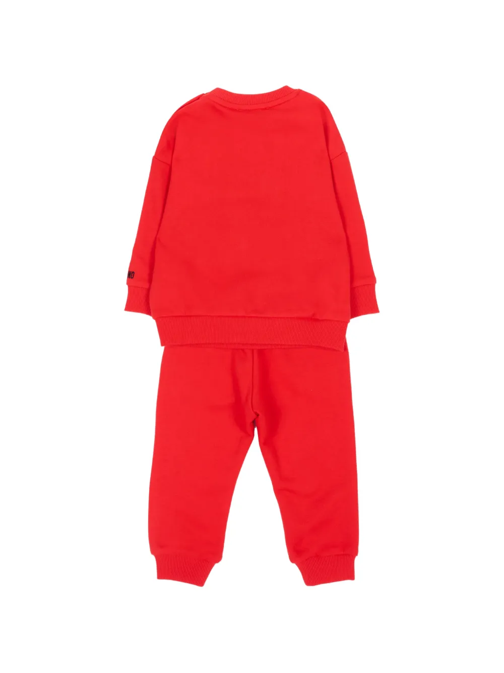 Moschino Kids Trainingspak met teddybeerprint Rood