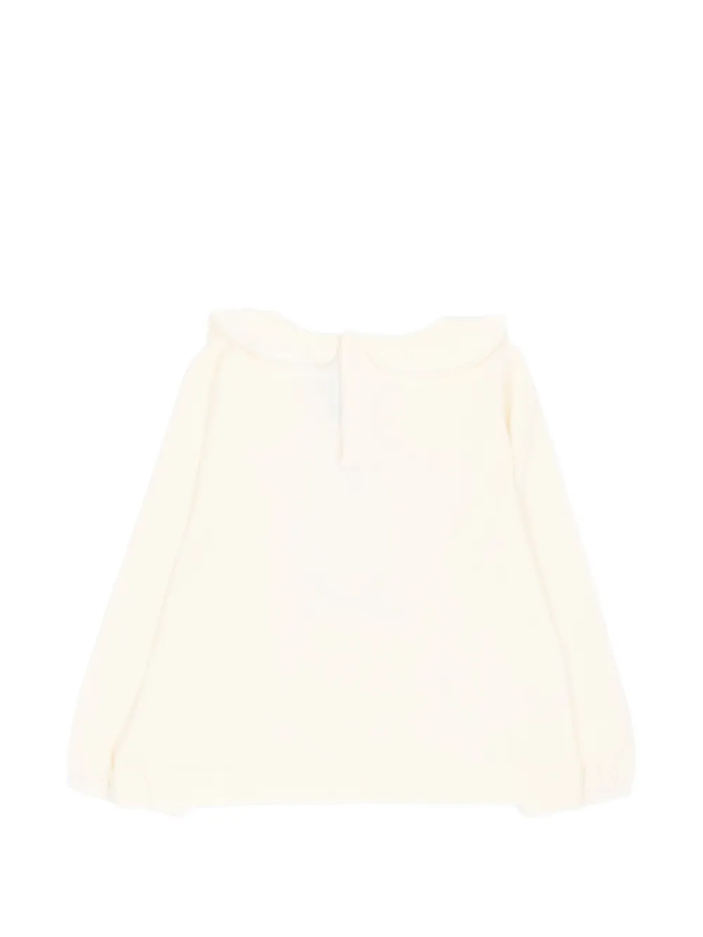 Mayoral T-shirt met ruchekraag Beige