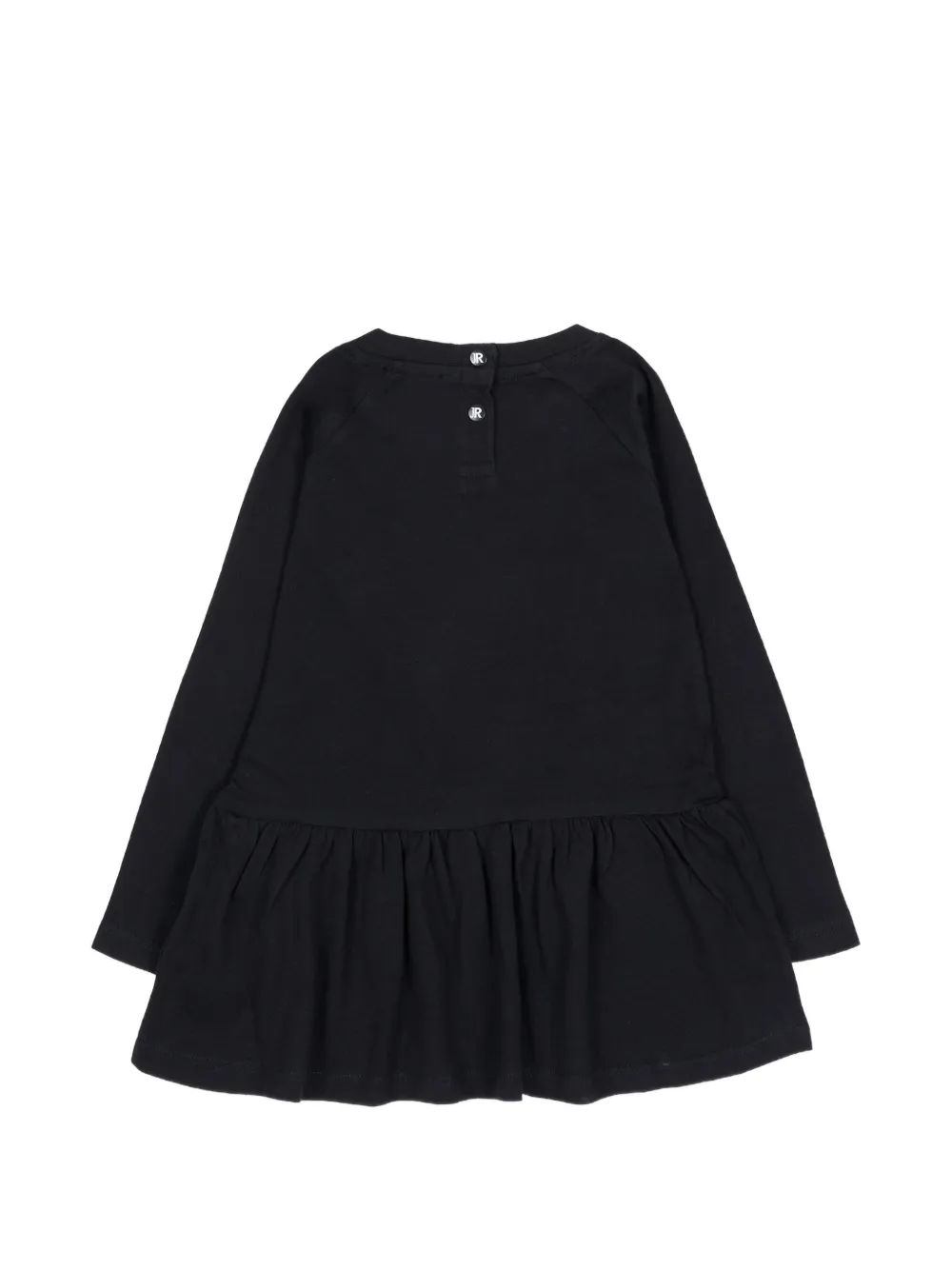 John Richmond Junior Jurk met logoprint Zwart