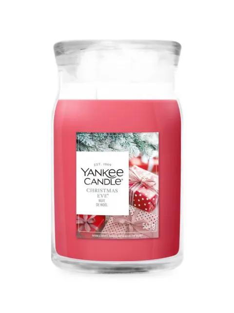 yankee candle Christmas Eve candle