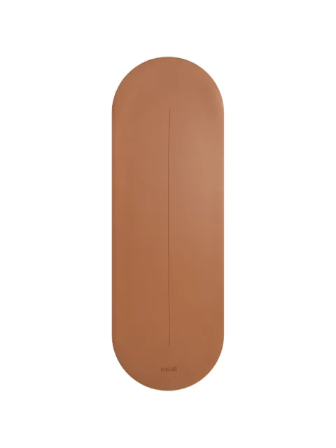 Casall logo-print oval yoga mat
