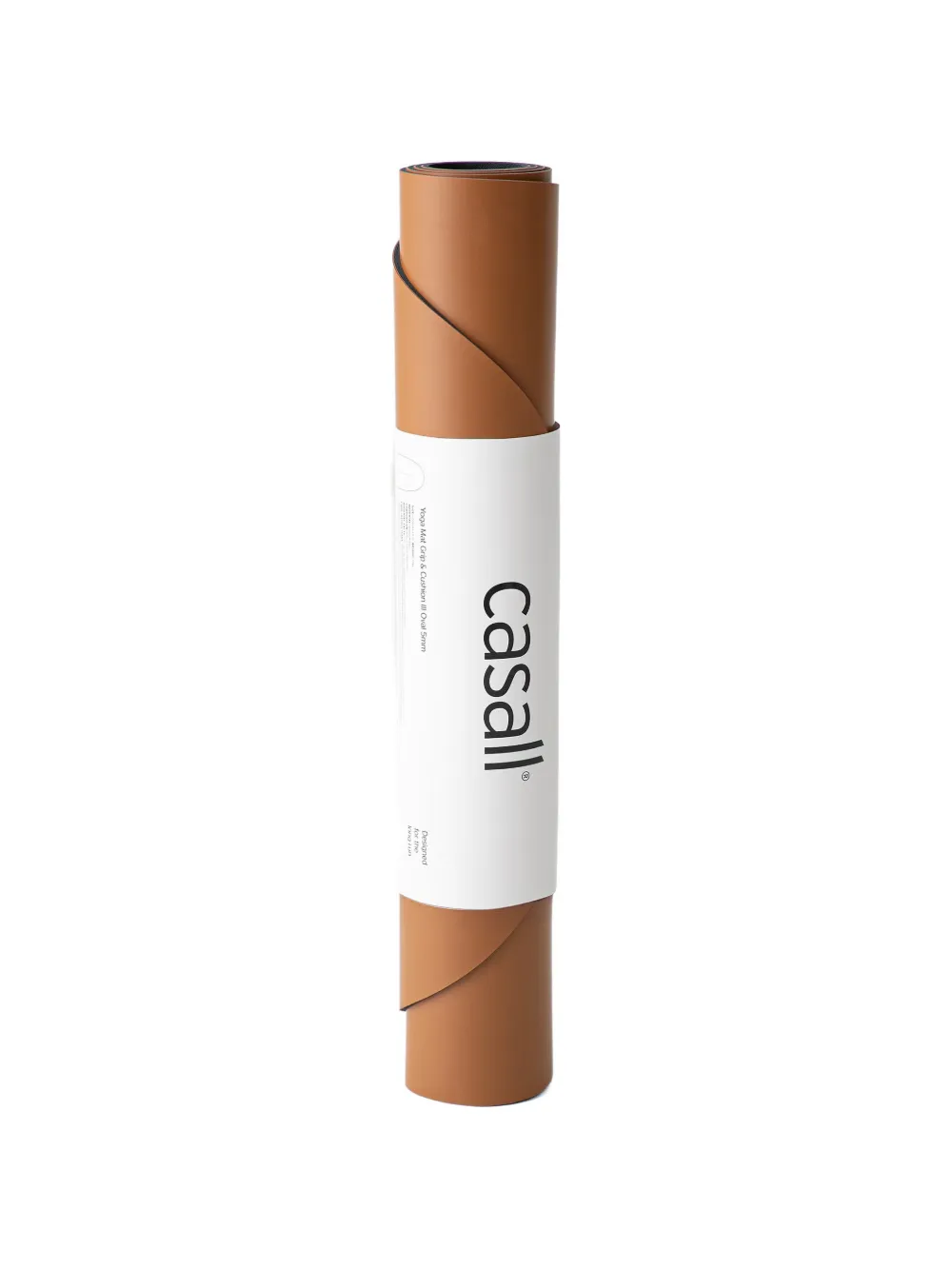 Casall Ovale yogamat met logo-print Bruin