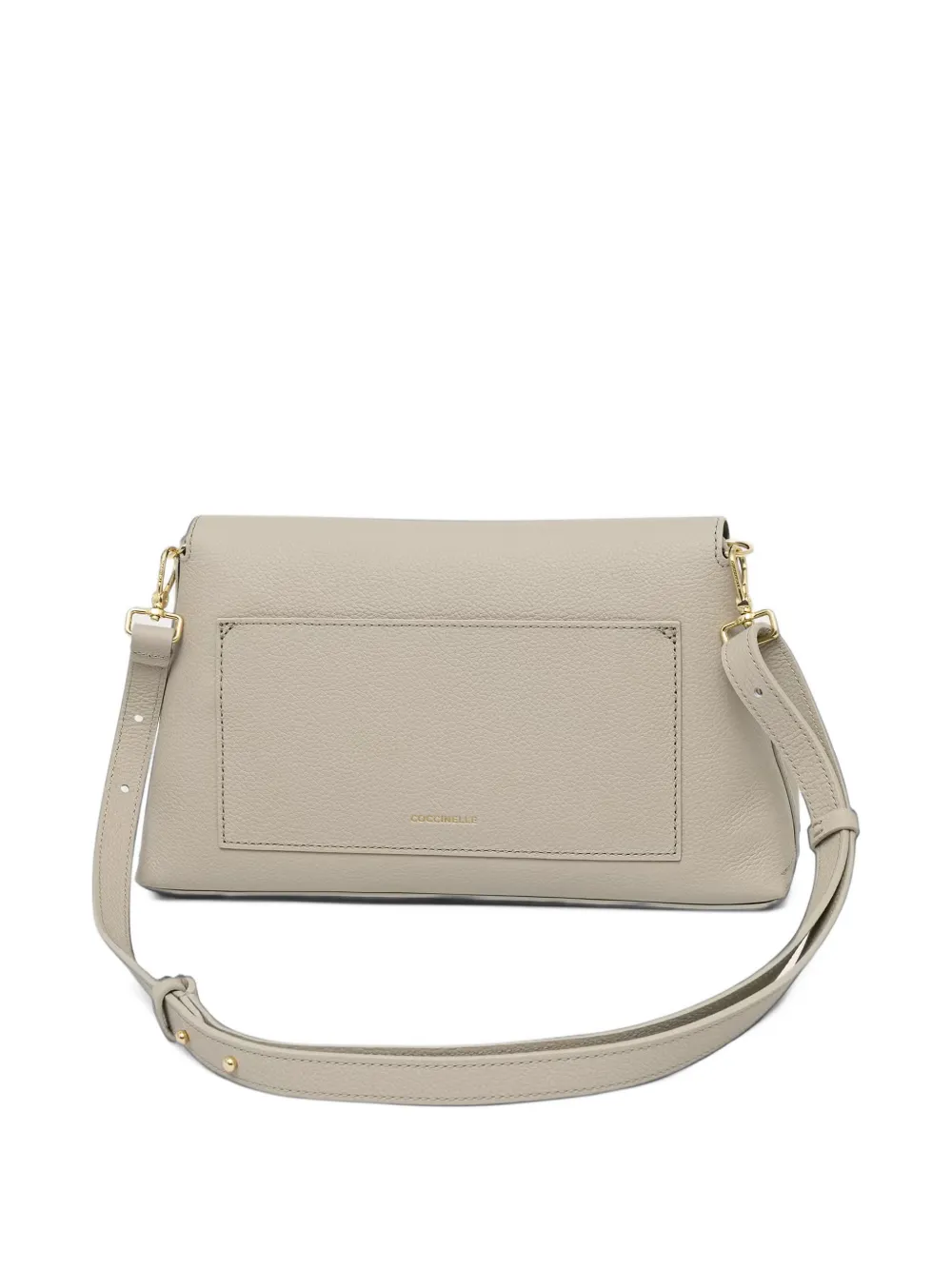 Coccinelle Medium Nikla schoudertas met textuur Beige