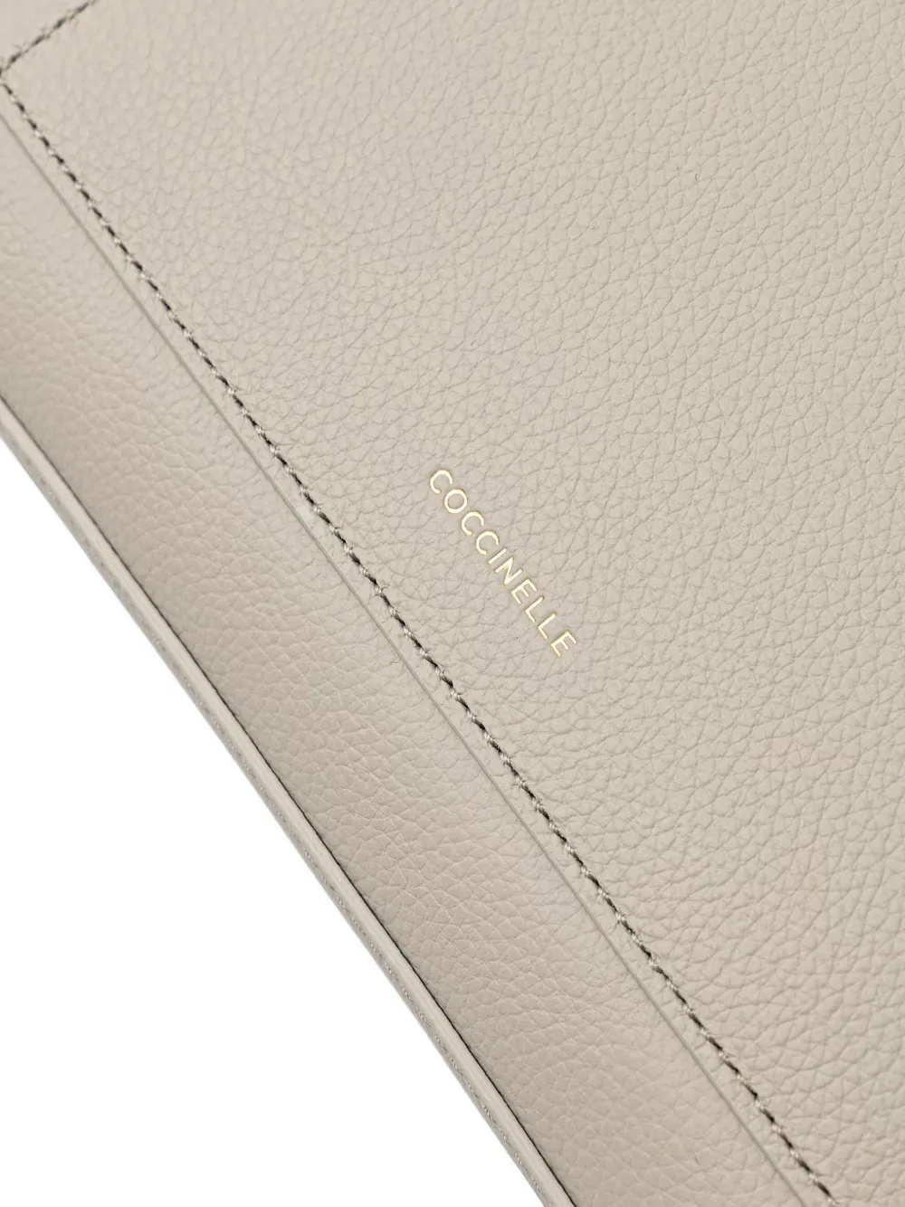 Coccinelle Medium Nikla schoudertas met textuur Beige