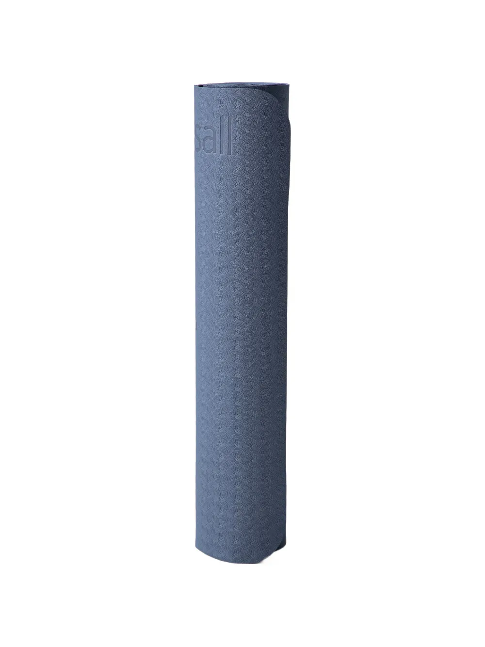 Casall Position 4 mm yogamat met logo-reliëf Blauw