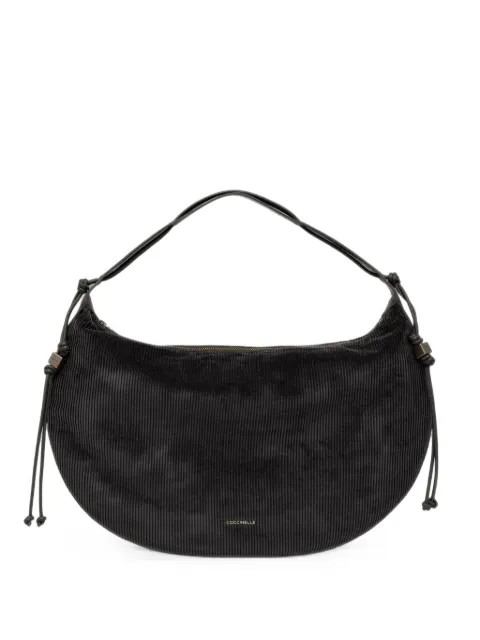 Coccinelle tote de pana con cordones