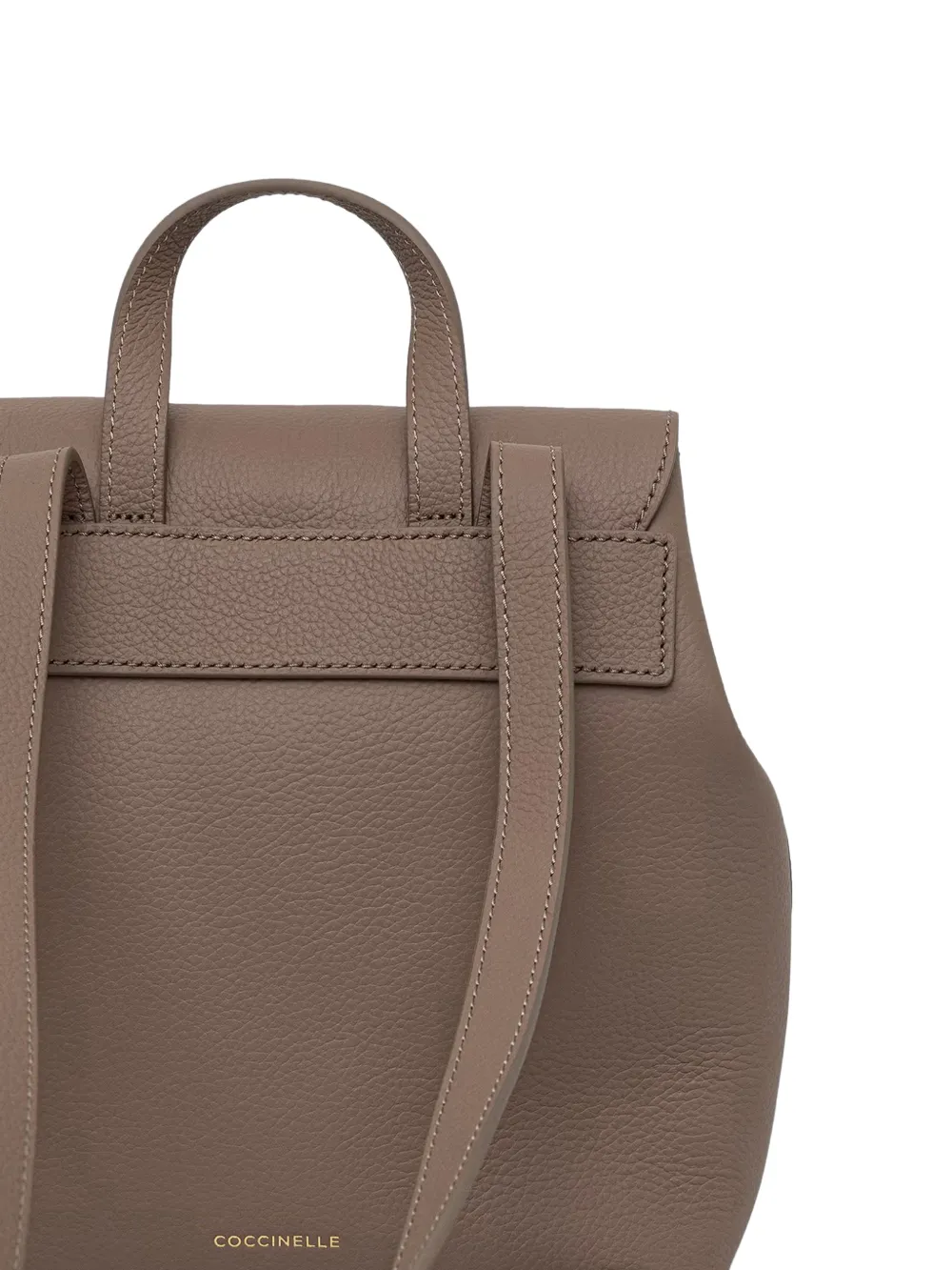 Coccinelle Nikla mini-rugzak met textuur Bruin