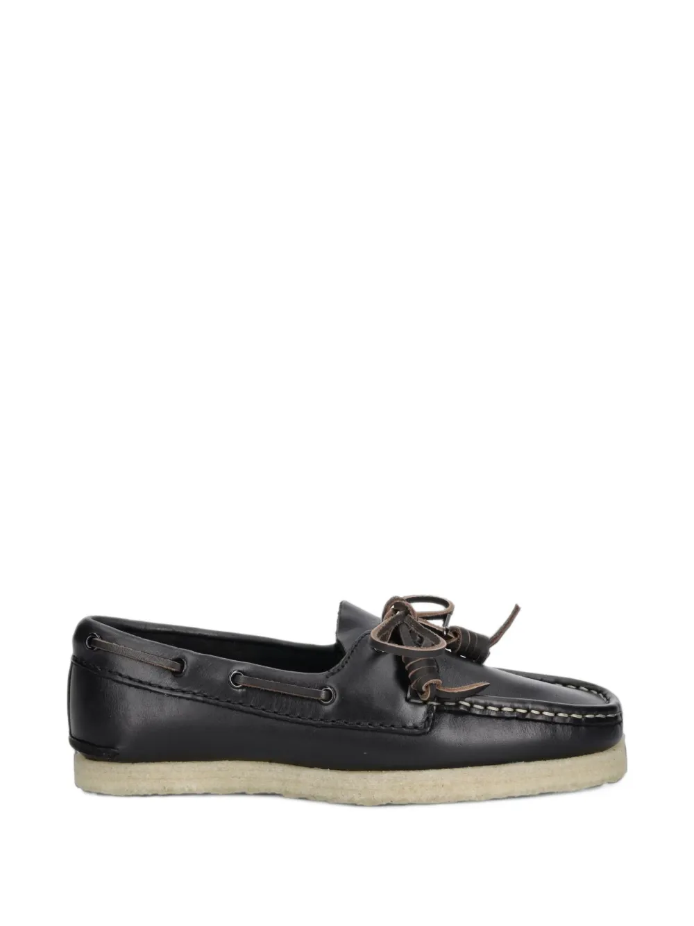 Clarks Originals Godney leather boat shoes - Nero