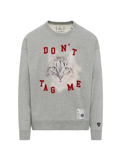 Maison MIHARA YASUHIRO cat printed sweatshirt