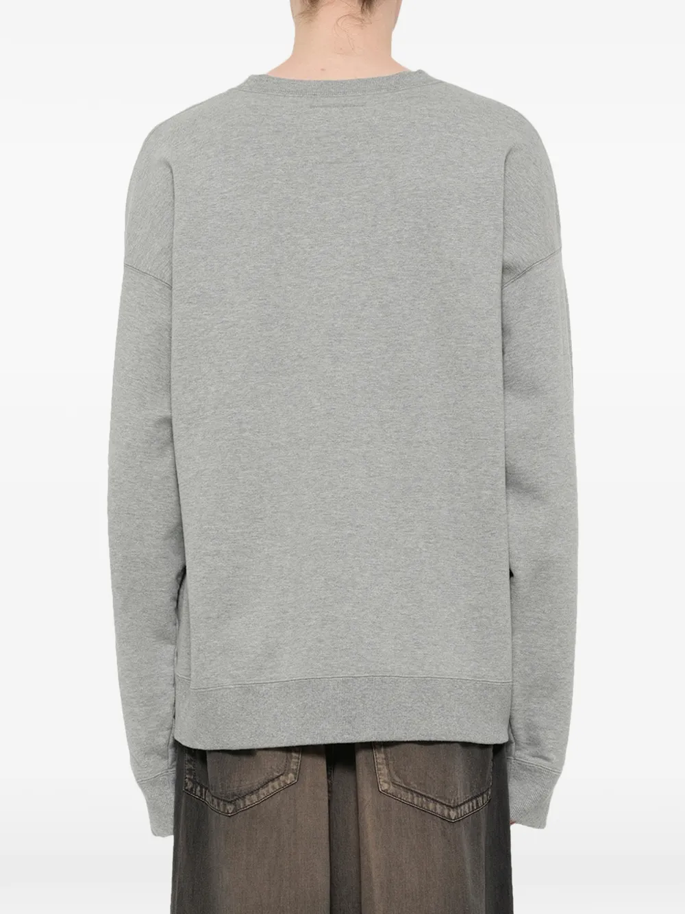 Maison MIHARA YASUHIRO Sweater met kat-print Grijs