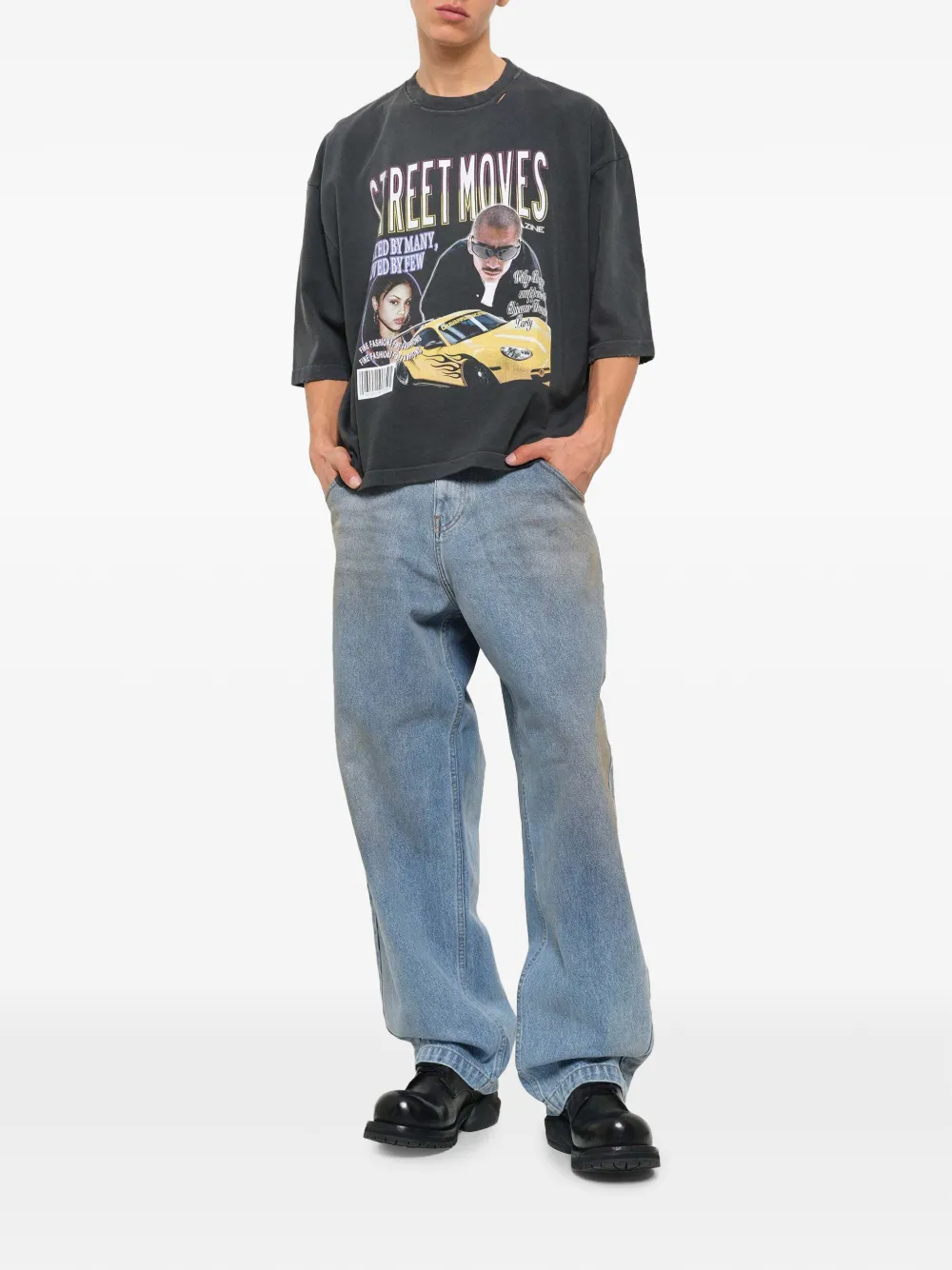 Willy Chavarria True Bad Boy jeans Blauw