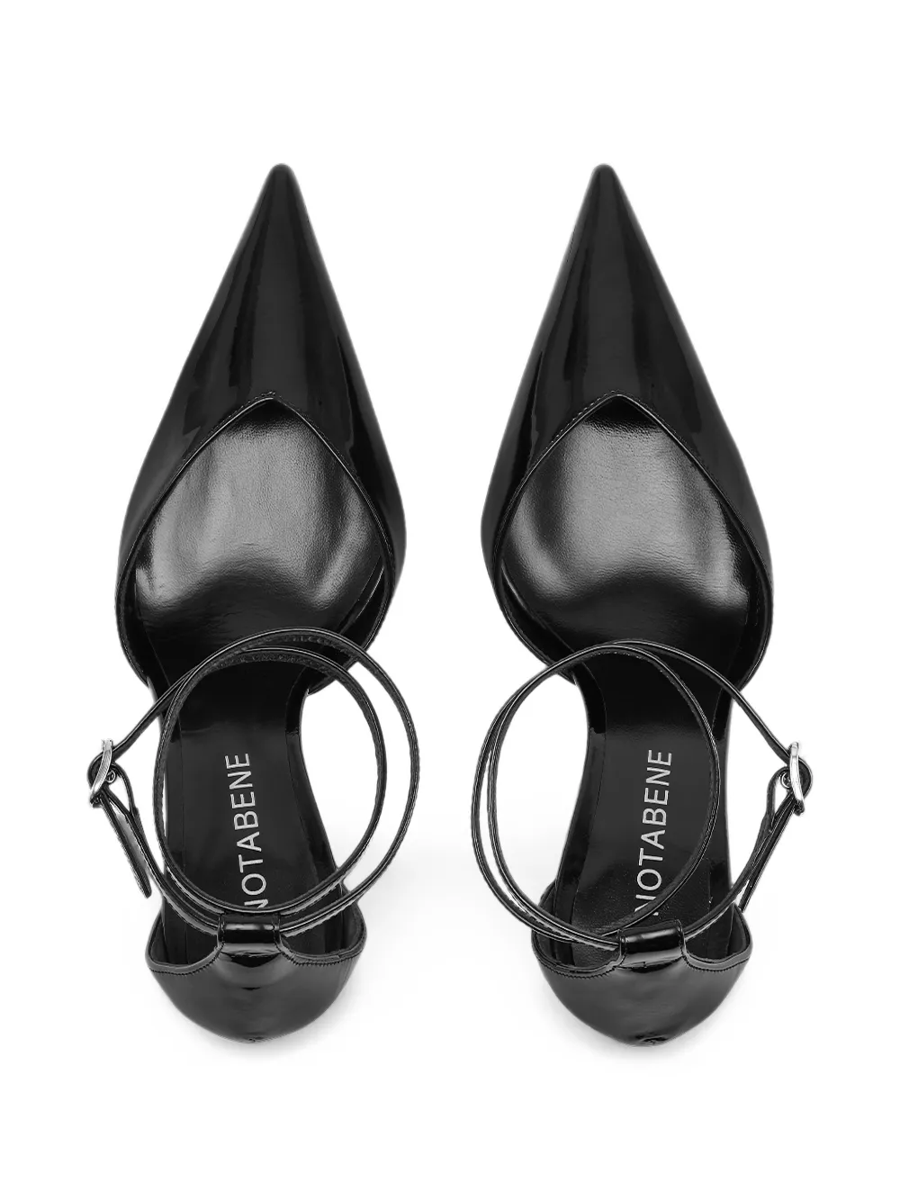 Notabene Sax patent-leather pumps Zwart