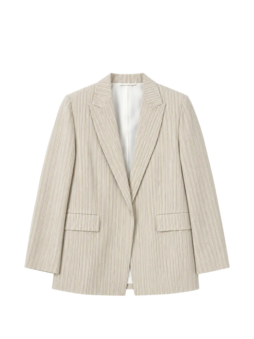 N°21 Vertical-stripe Blazer In Multi