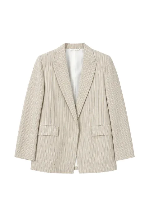 Nº21 vertical-stripe blazer