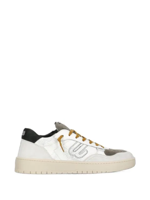 EVENU crackle-effect panelled sneakers