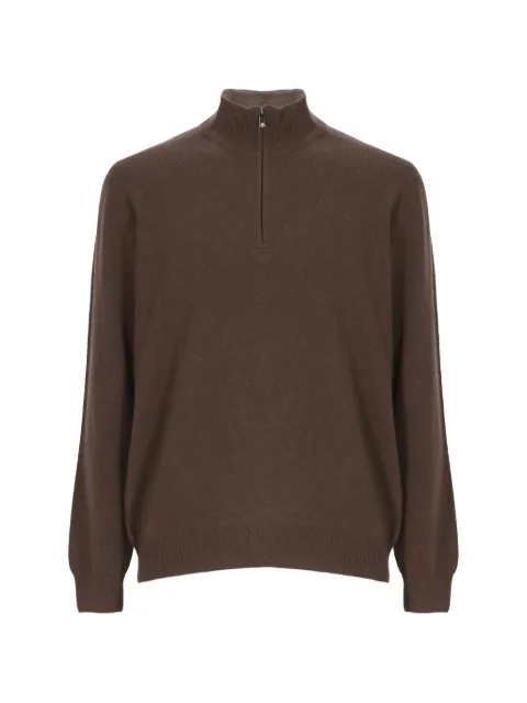 Della Ciana half-zip knitted sweater