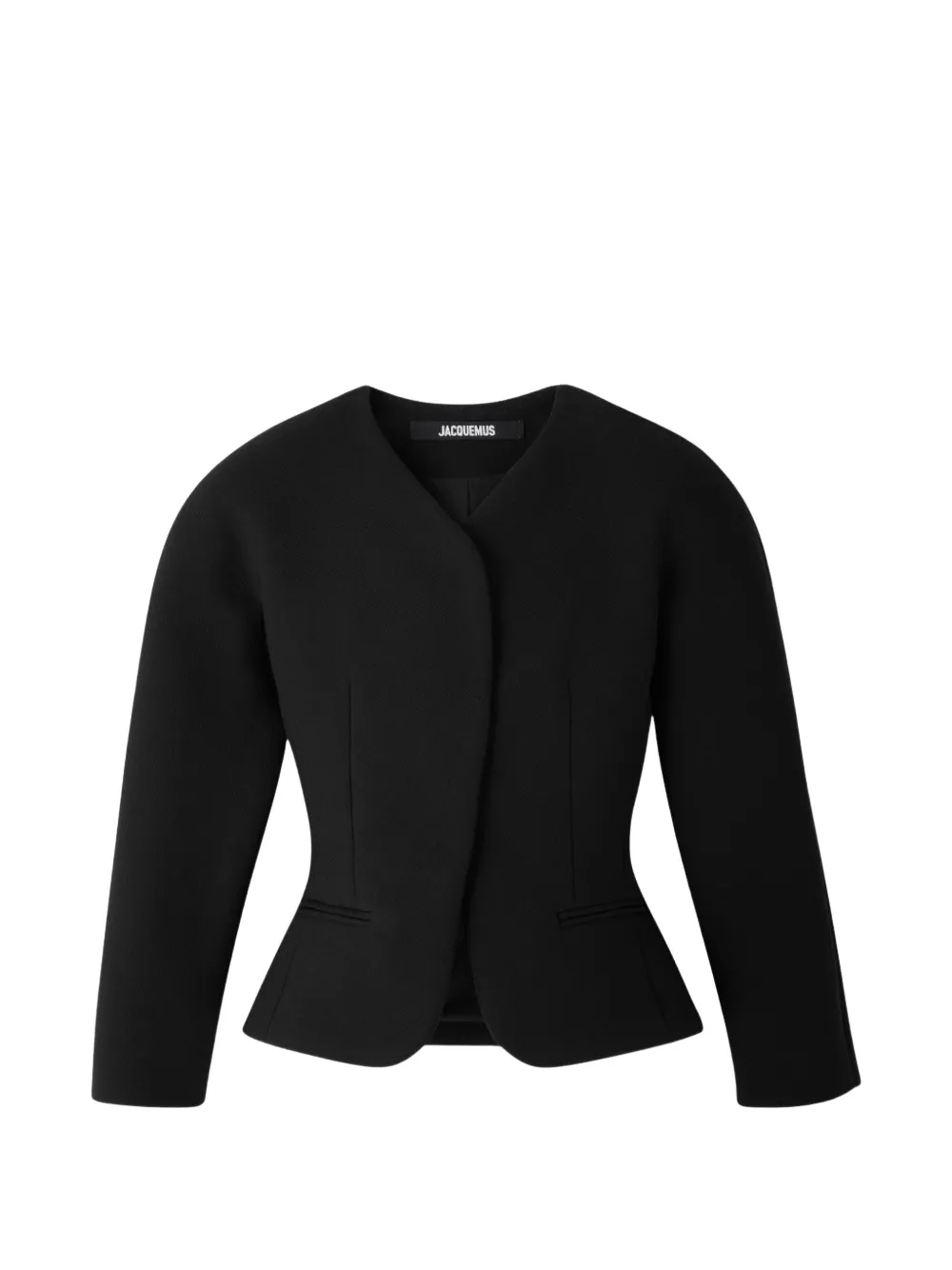 Jacquemus V-neck sculptural jacket