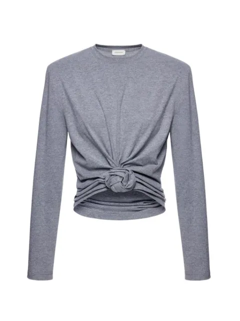 Magda Butrym rosette-detail long-sleeve blouse