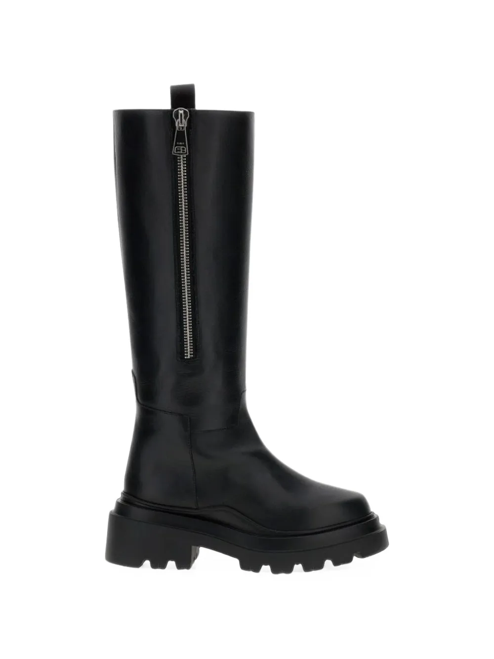 Plan C zip-fastening lug-sole boots