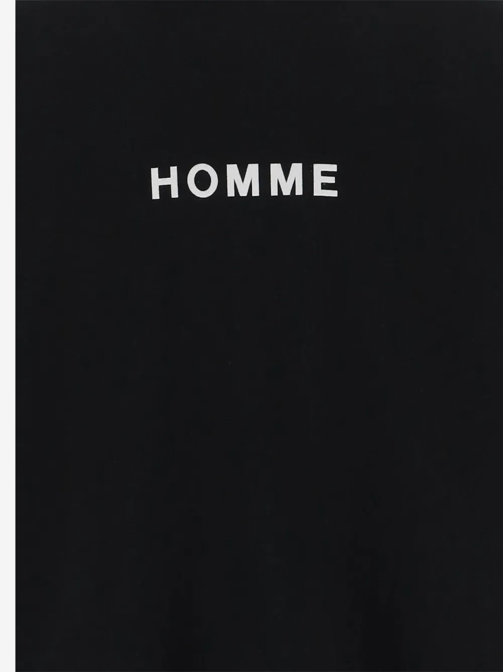 Comme des Garçons Homme Sweater met logoprint Zwart