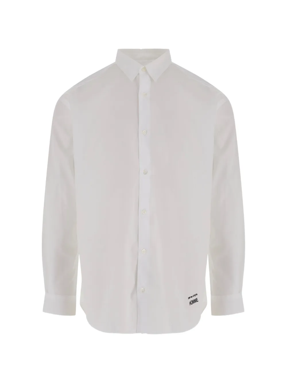 Comme des Garçons Homme logo-print cotton shirt