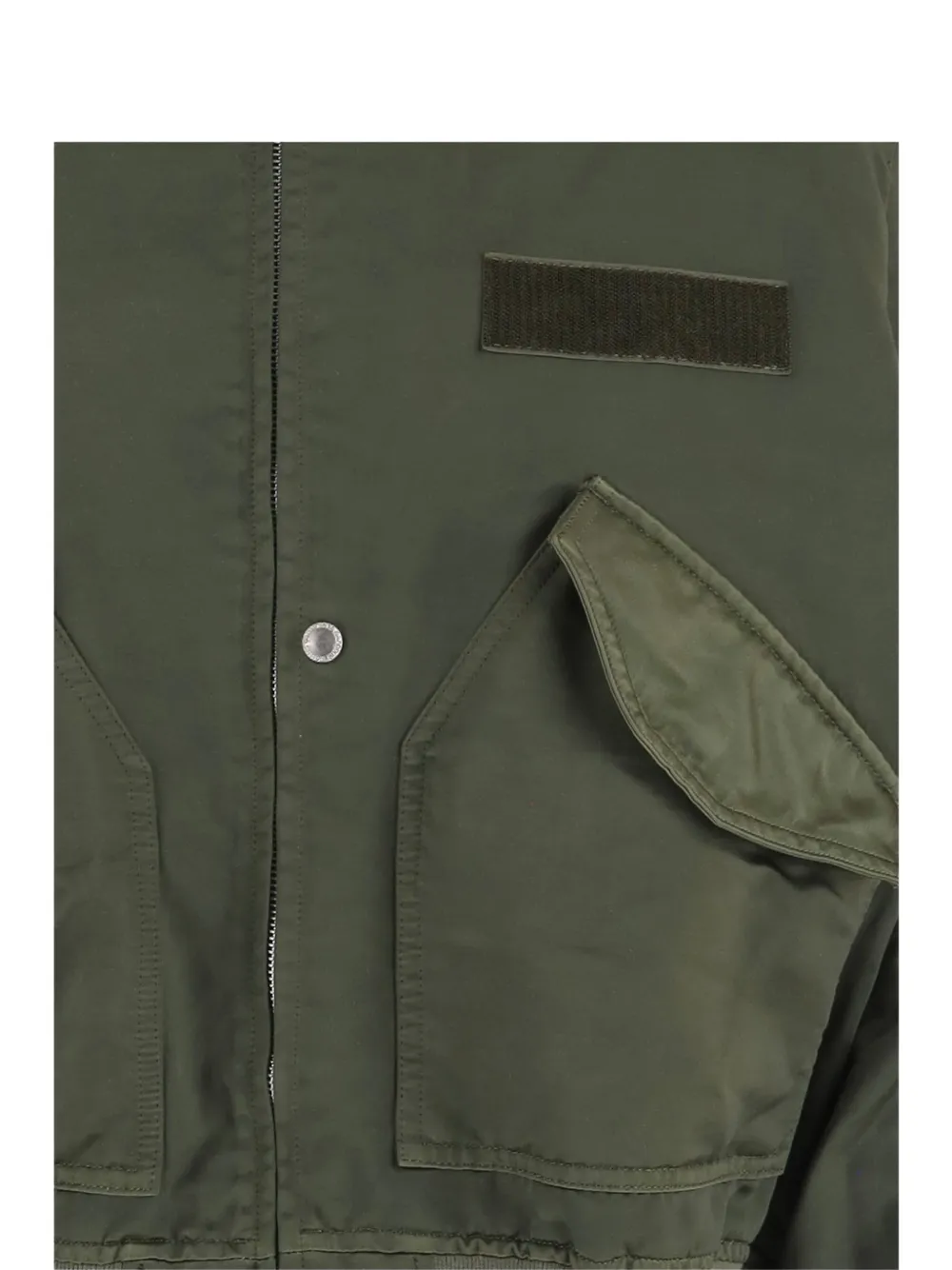 Comme des Garçons Homme Bomberjack met klepzak Groen